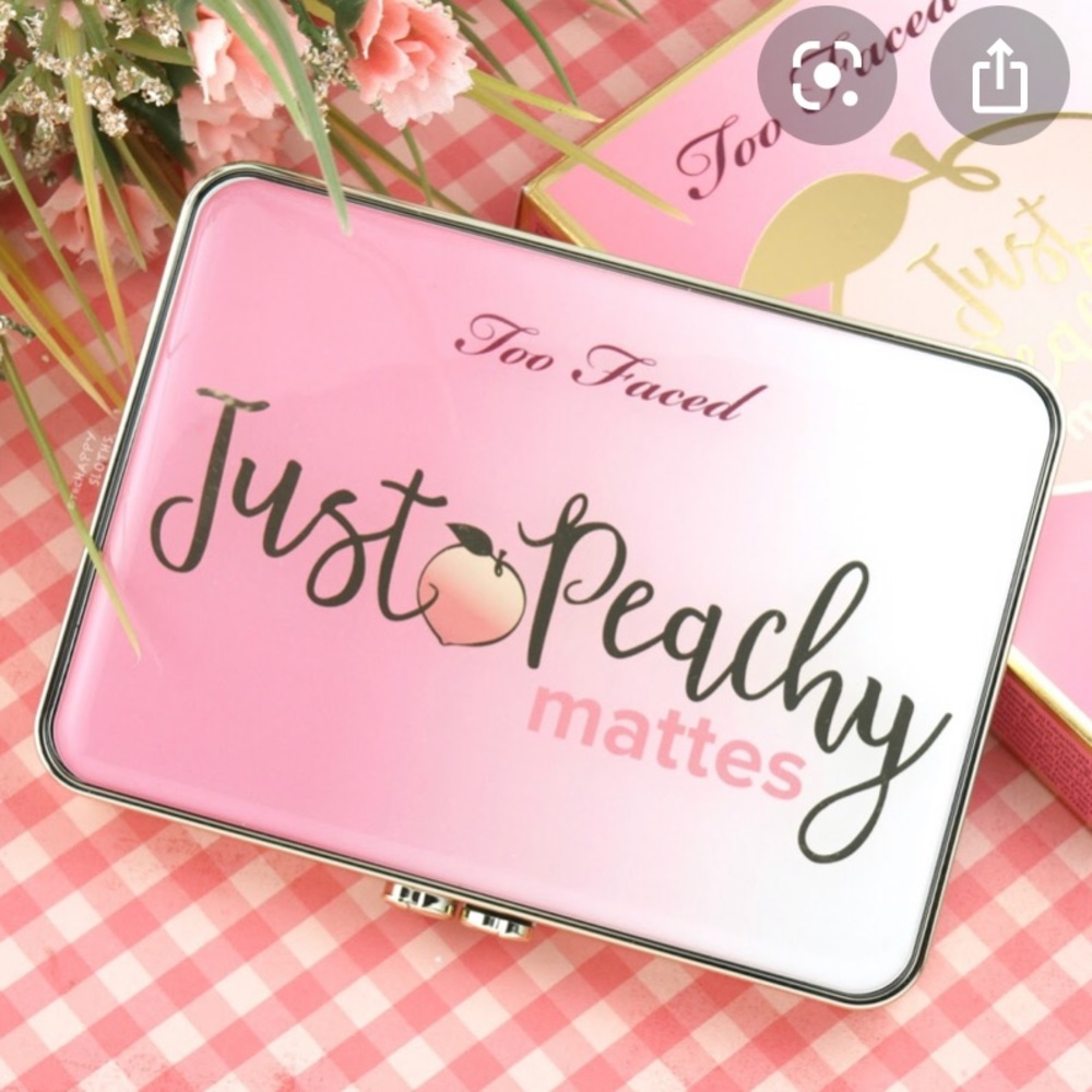 Too Faced Just Peachy Matte Eyeshadows